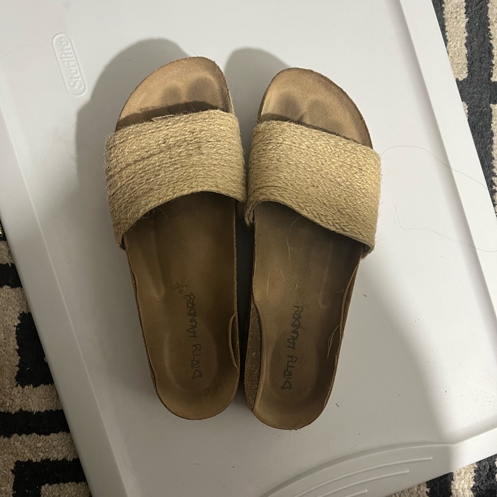 Espadrille platform sandal